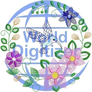 Bird-Flower-Ebroidery-Digitizing