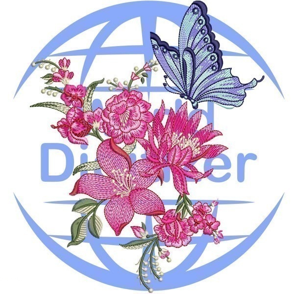 Butterfly-With-Flower-Embroidery-Digitizing