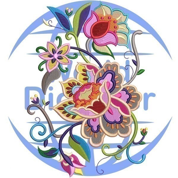 FlowerA-Embroidery-Digitizing